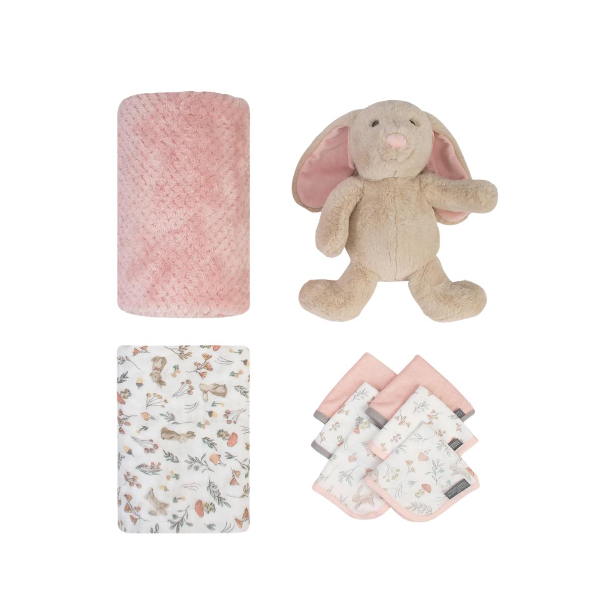 Little Linen Harvest Bunny Baby Gift Set 9 Piece | Minimax
