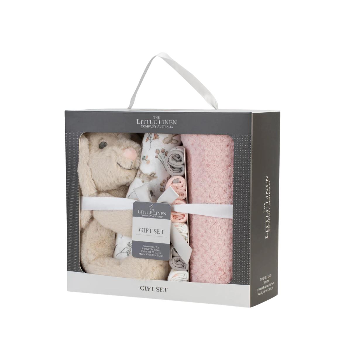 Little Linen Harvest Bunny Baby Gift Set 9 Piece | Minimax