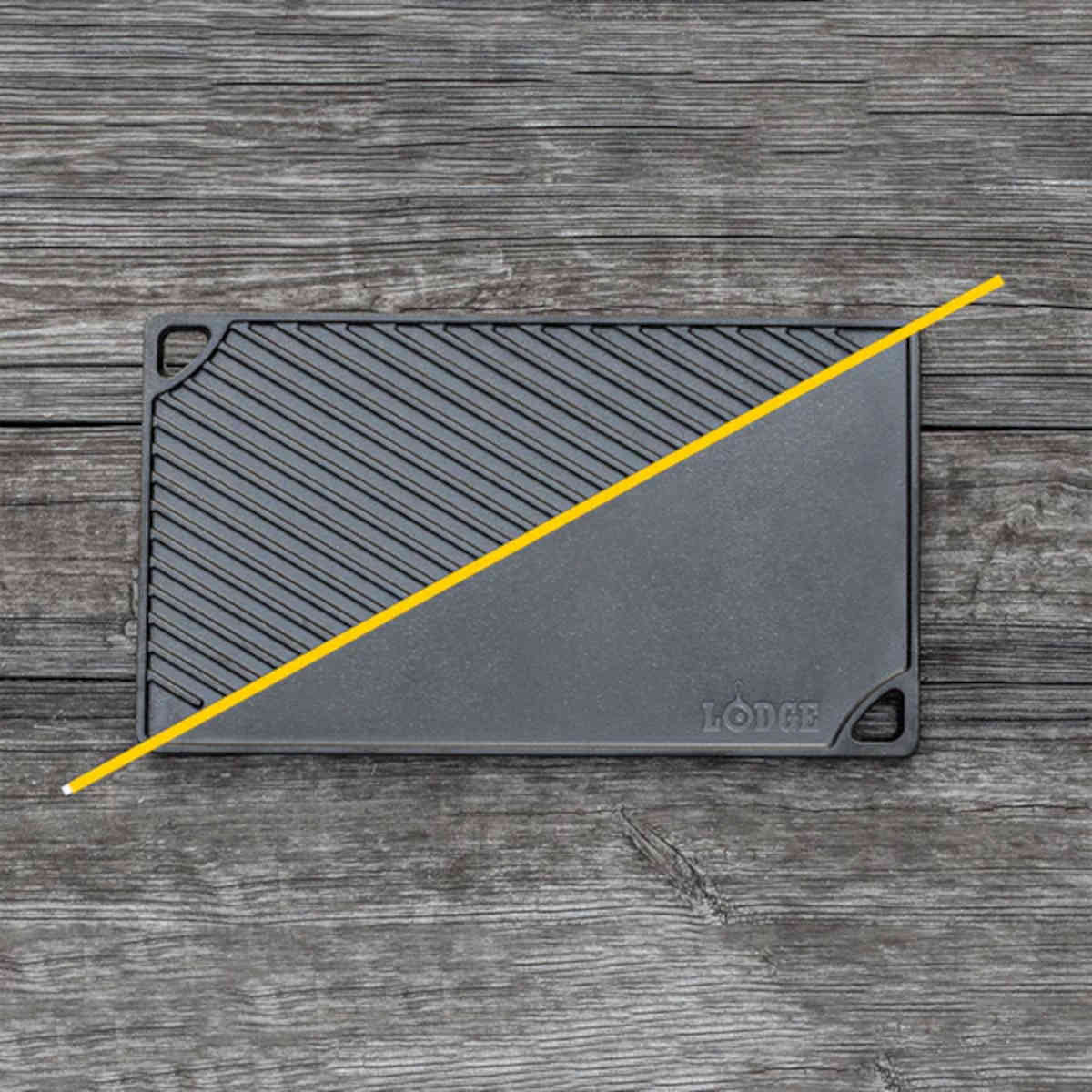 Lodge Cast Iron Double Play Reversible Grill / Griddle | Minimax