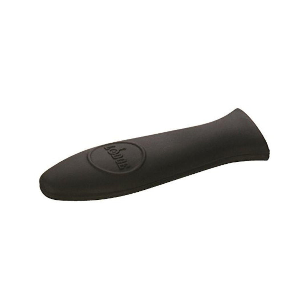Lodge hot handle holder black, heat resistant silicone grip for cast iron skillet handles
