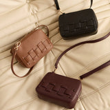 ELMS and KING London Weave Base Crossbody Black | Minimax