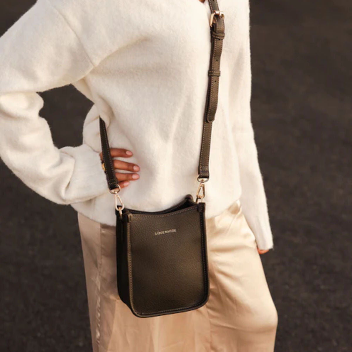 Louenhide Parker Phone Crossbody Bag Chocolate | Minimax