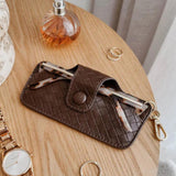 Louenhide Skittle Sunglass Case Woven Chocolate | Minimax