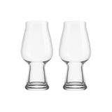 Luigi Bormioli Birrateque Pale Ale Glasses 540ml – set of two on white background