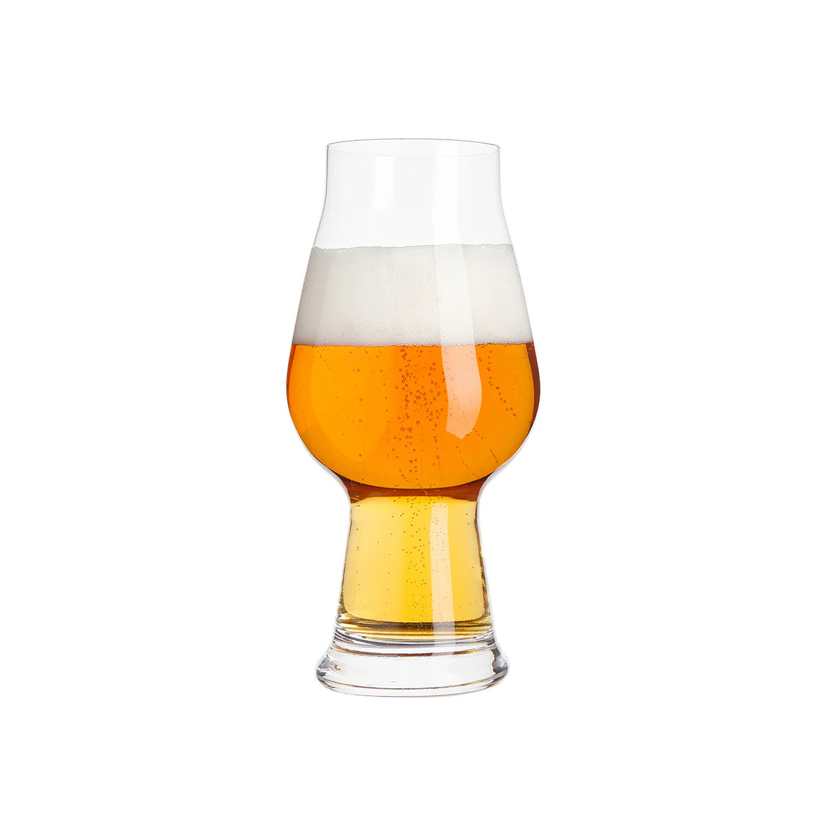 Luigi Bormioli Birrateque Pale Ale Glasses 540ml – filled with golden beer and foamy head