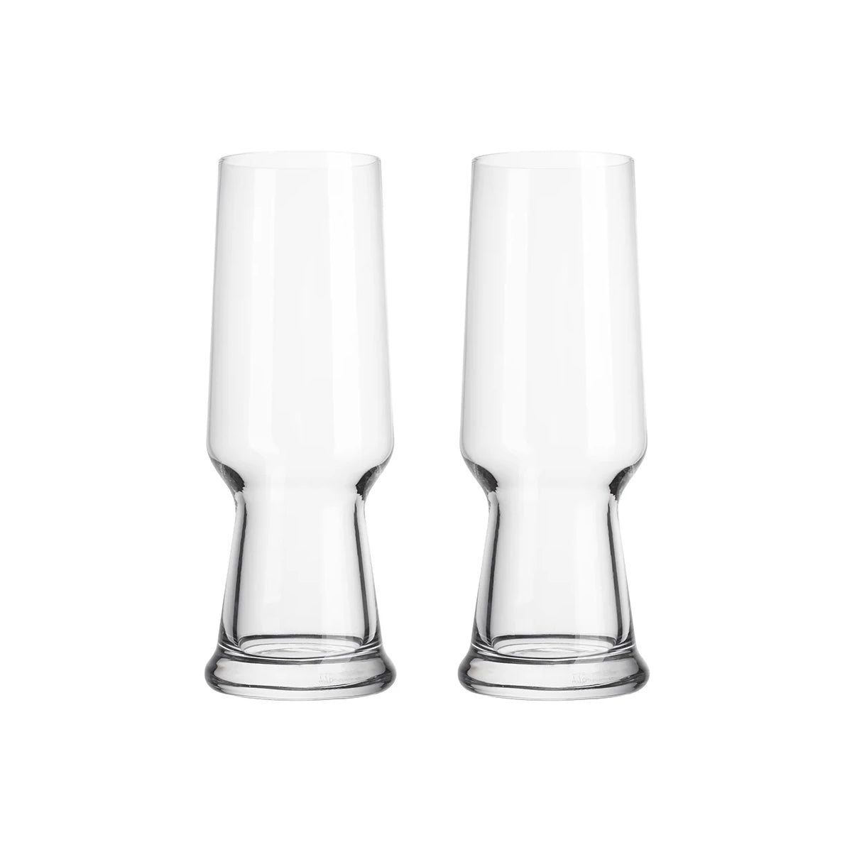 Luigi Bormioli Birrateque Pilsner Glasses 540ml – set of two on white background