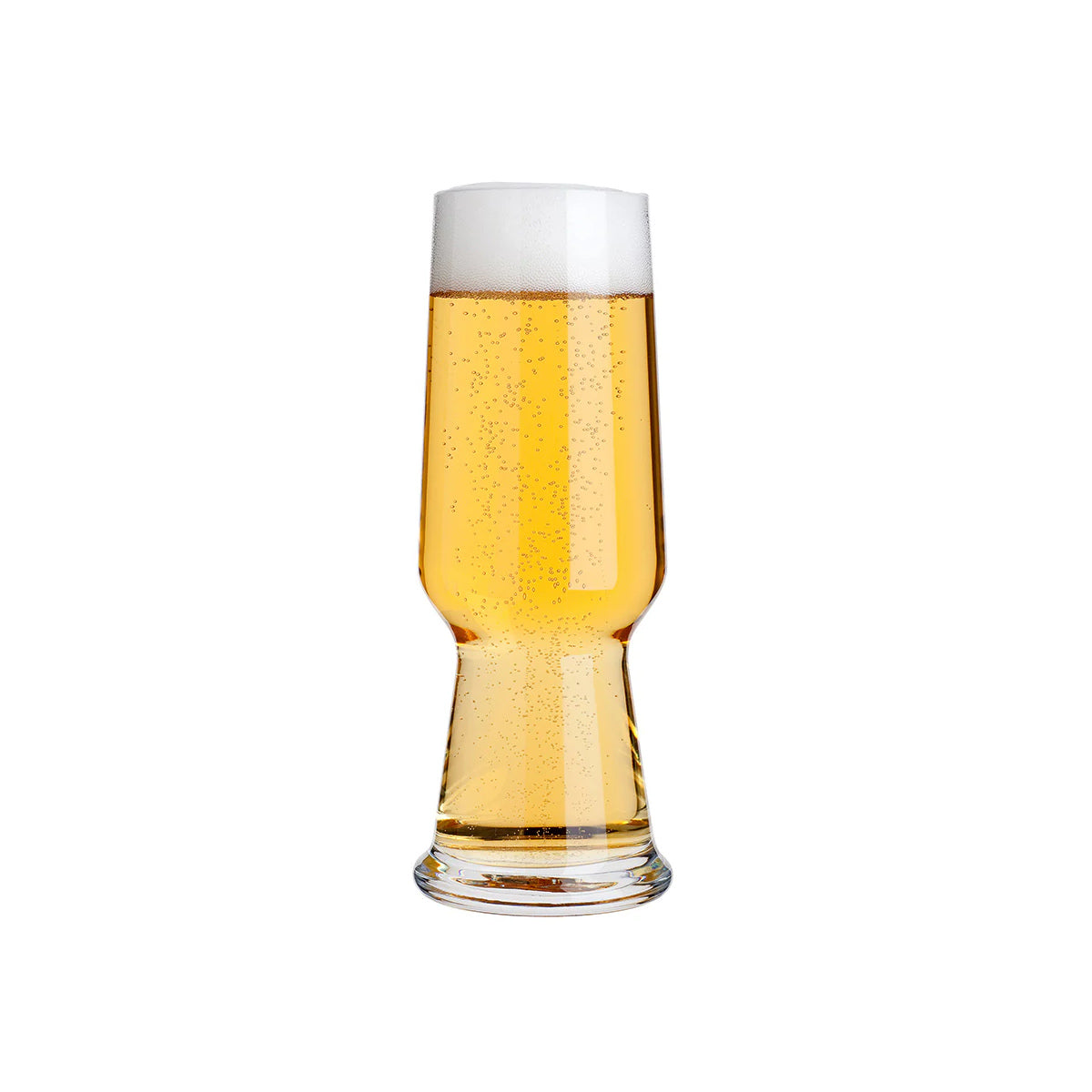 Luigi Bormioli Birrateque Pilsner Glasses 540ml – filled with golden beer and foamy head