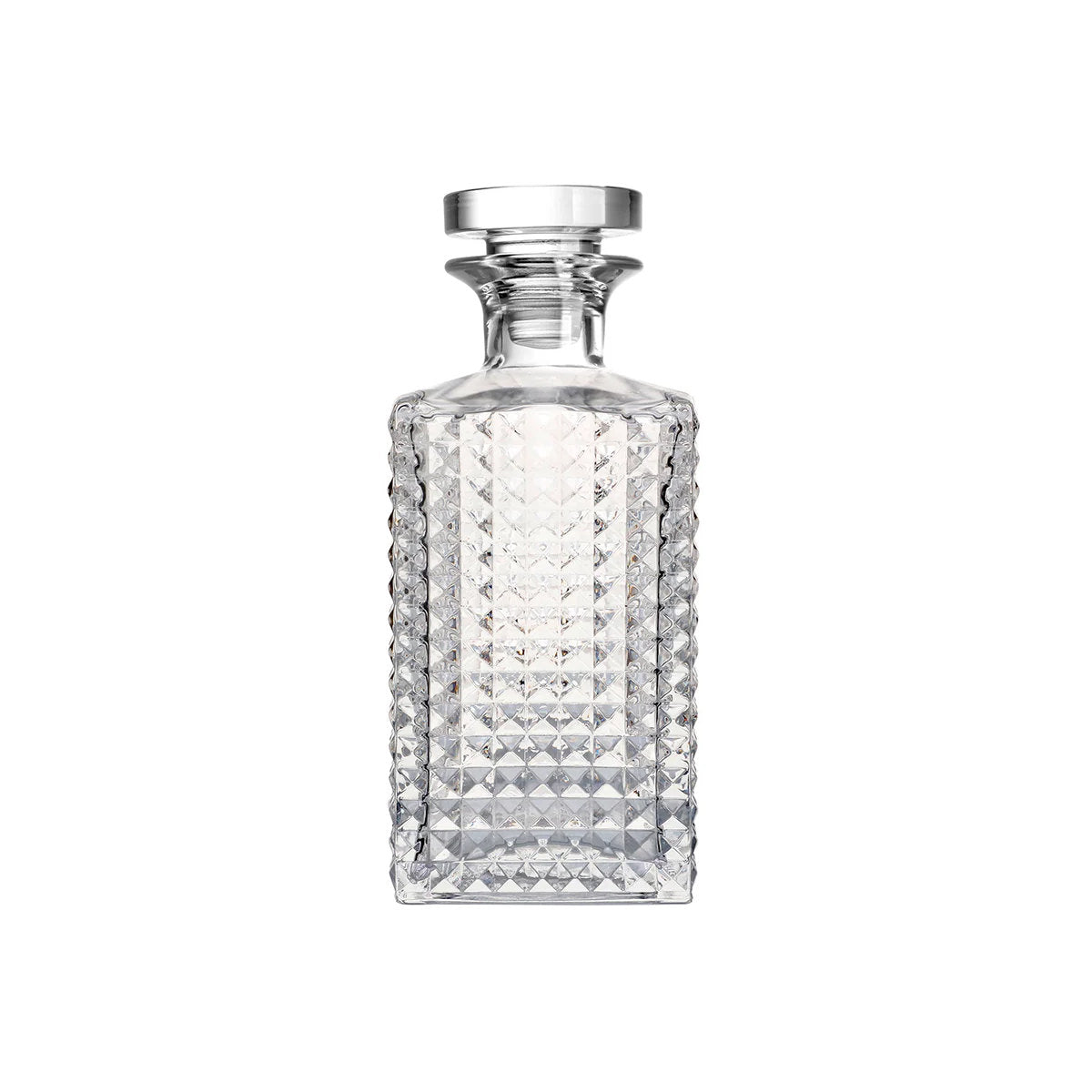 Luigi Bormioli Mixology Elixir decanter 750ml with textured glass design