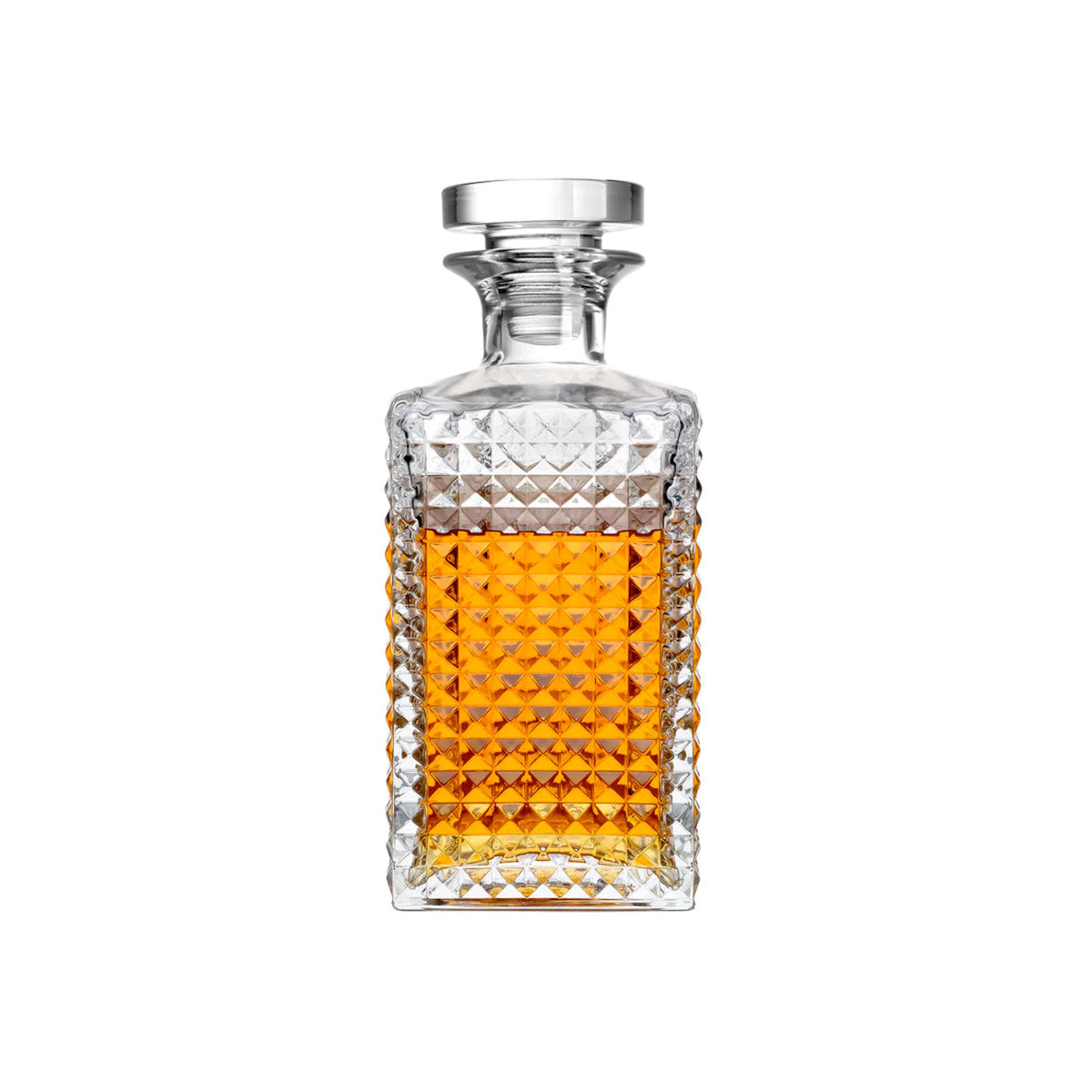 Luigi Bormioli Mixology Elixir decanter 750ml with textured glass design