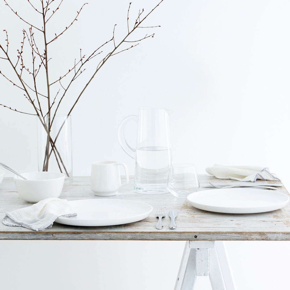 Noritake Marc Newson Bone China Plate White 27cm | Minimax
