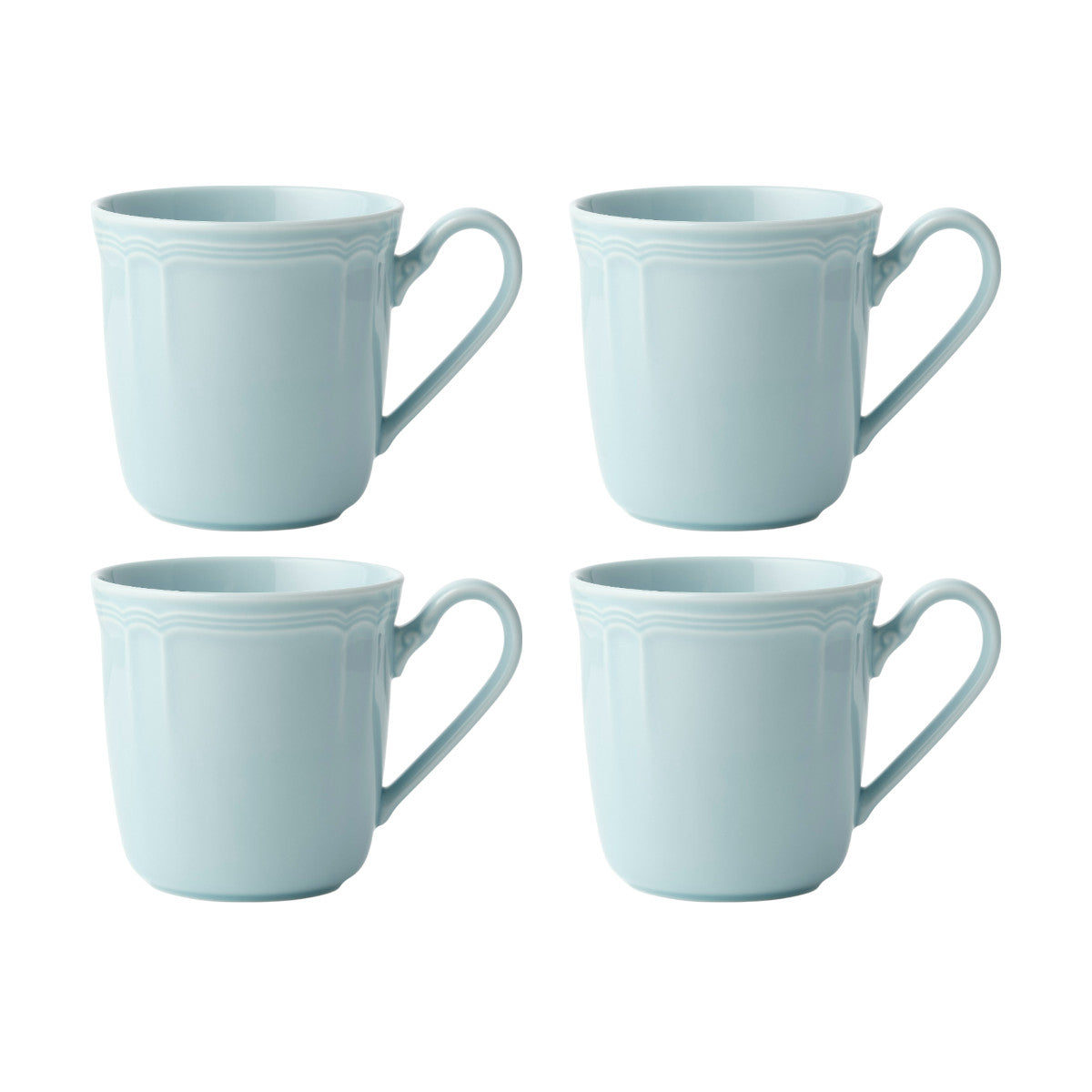 Noritake Provence Fine Porcelain Mug Bleu 290ml (Set of 4) | Minimax