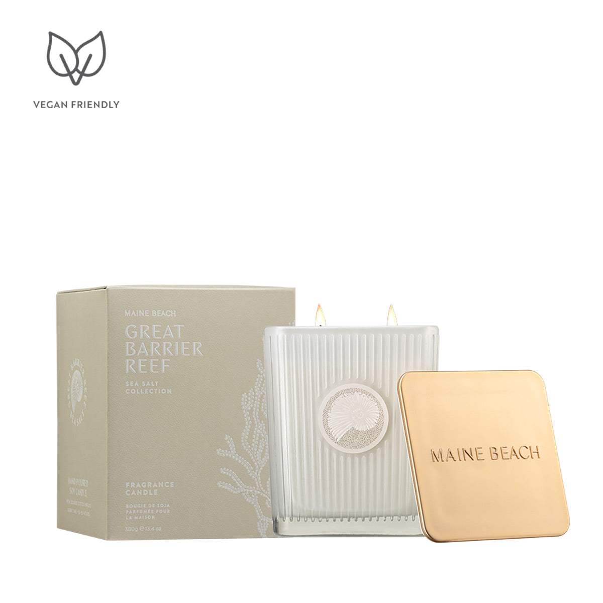 Maine Beach Great Barrier Reef Sea Salt Fragrance Candle 380g | Minimax
