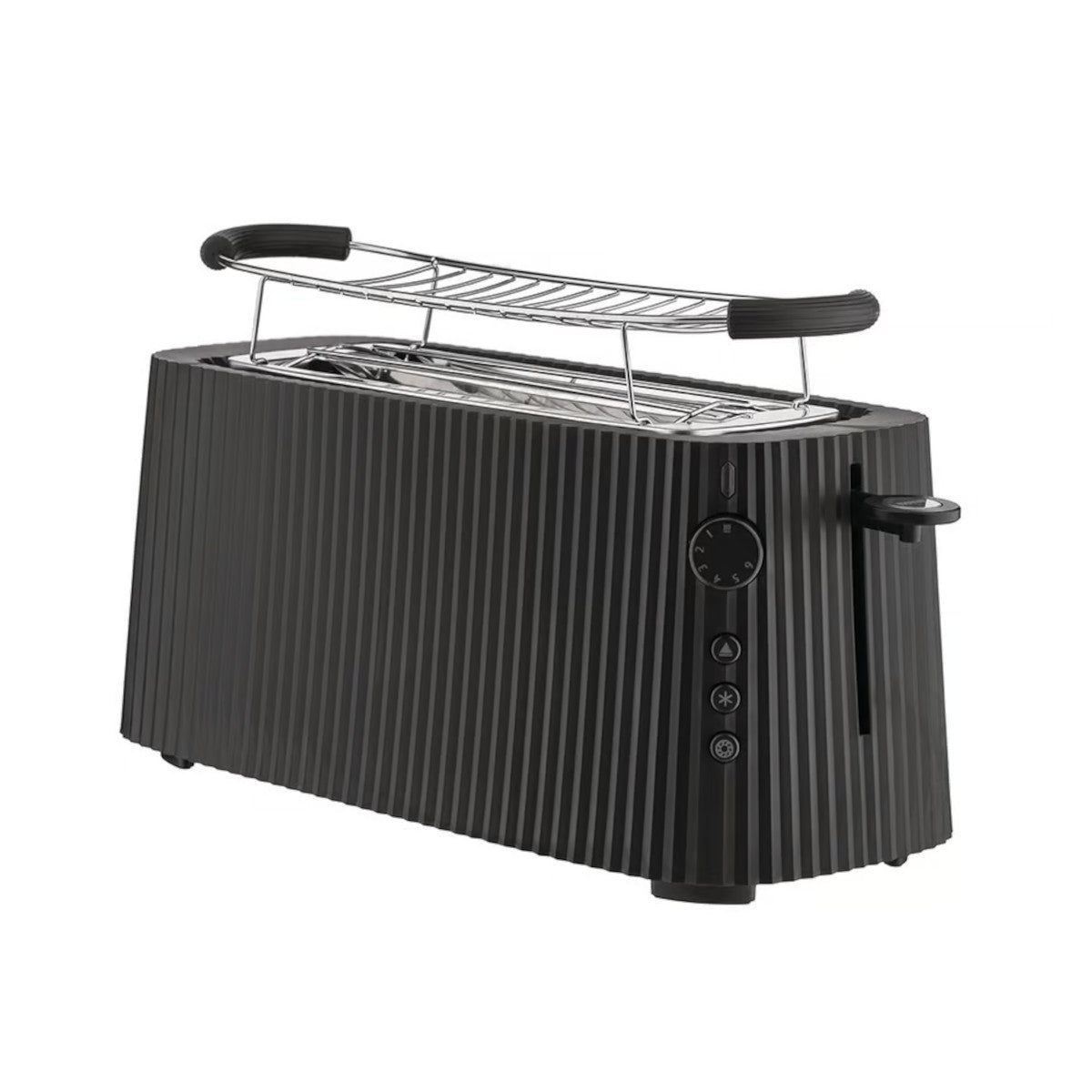 Alessi Plissé Long toaster Black | Minimax