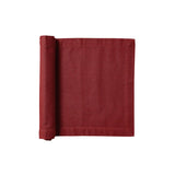 Madras Link Jetty Table Runner Berry Red 35x140cm | Minimax