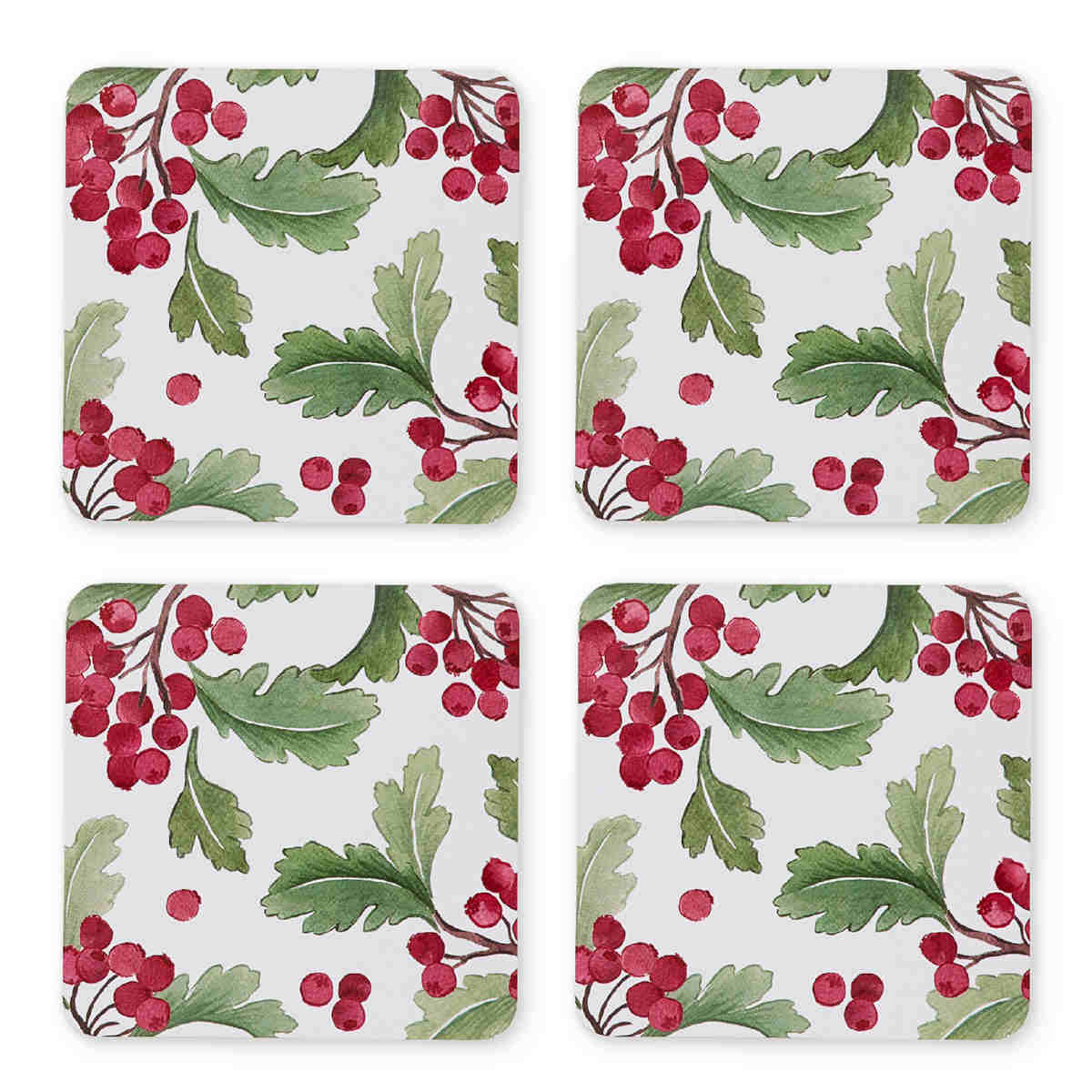 Madras Link  Evergreen Square Coaster (Set of 4) | Minimax