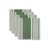 Madras Link Avery Spruce Stripe Napkin Green Set of 4