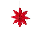 Madras Link Natalia Paper Star Decoration Red 30cm