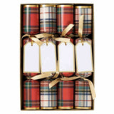 Caspari Stewart Tartan Crackers Set of 8