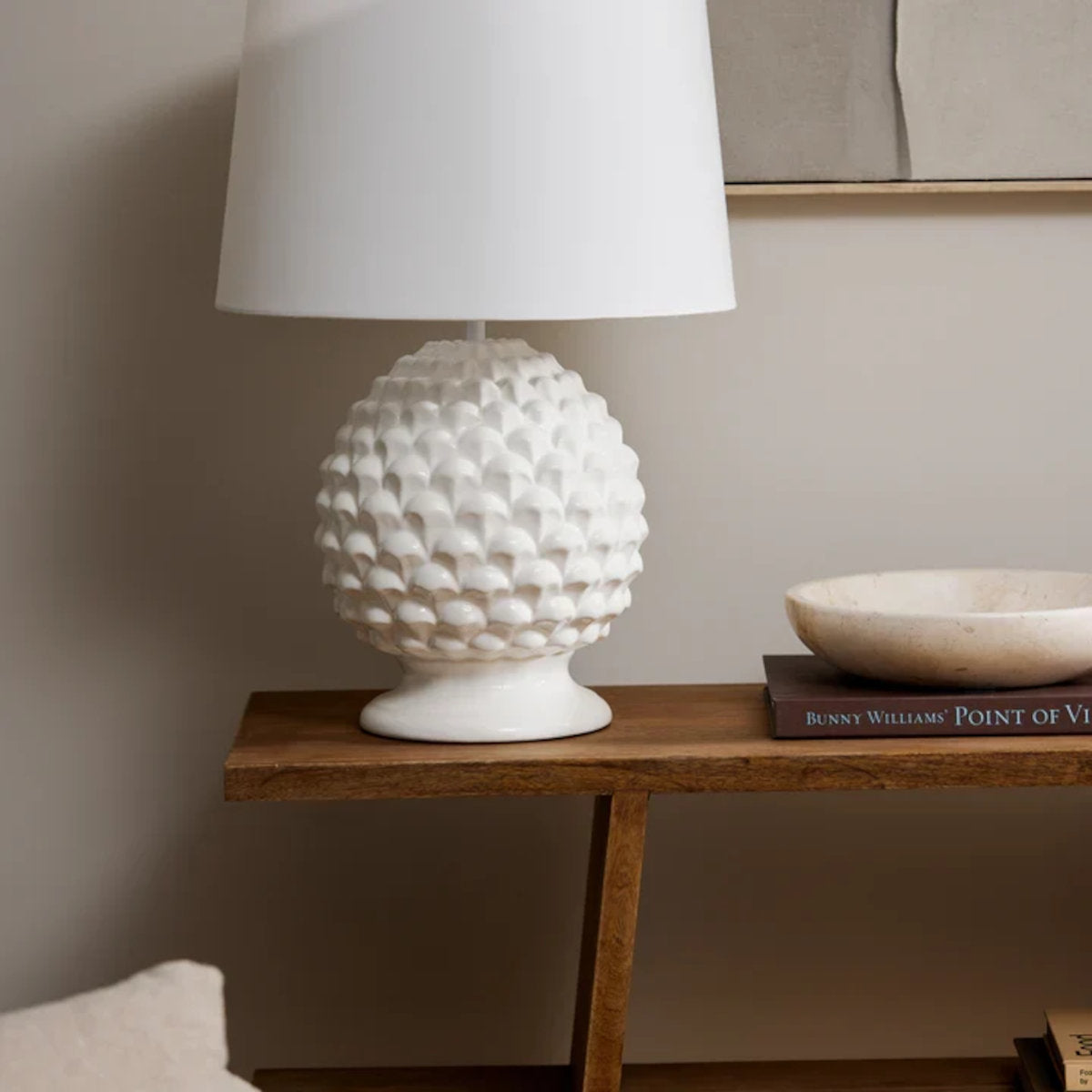 Madras Link Nichols White Lamp | Minimax