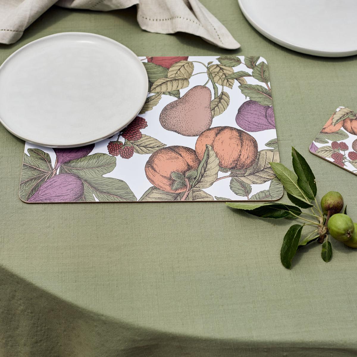 Madras Link Orchard Rectangle Placemat Set of 4 | Minimax