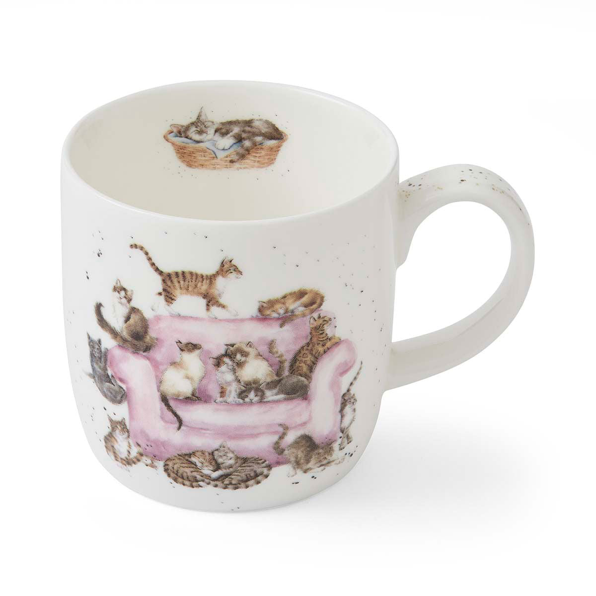 Royal Worcester Wrendale Designs Cattitude Mug 310ml