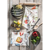 Couke Linen Tea Towel Sardines | Minimax