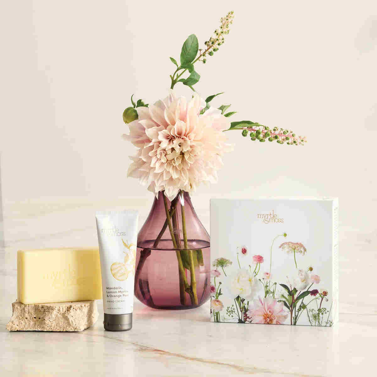 Myrtle and Moss Garden Whimsy Hand Cream and Soap Duo