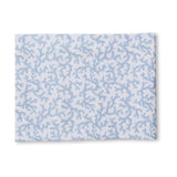 Madras Link Hayman Tablerunner Blue 35 x 200cm - rectangular blue coral patterned tablerunner on white background