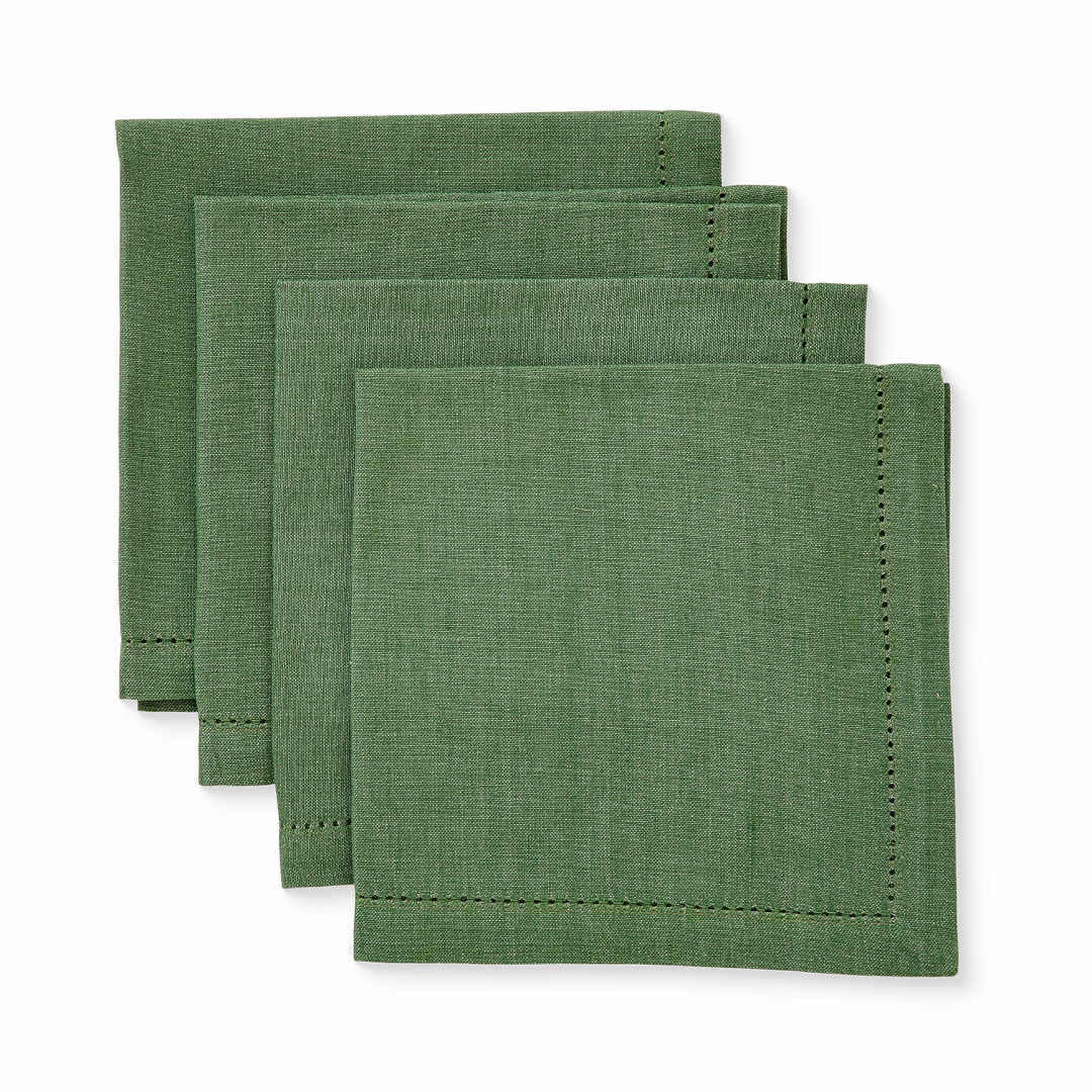 Madras Link Jetty Spruce Napkin Green Set of 4