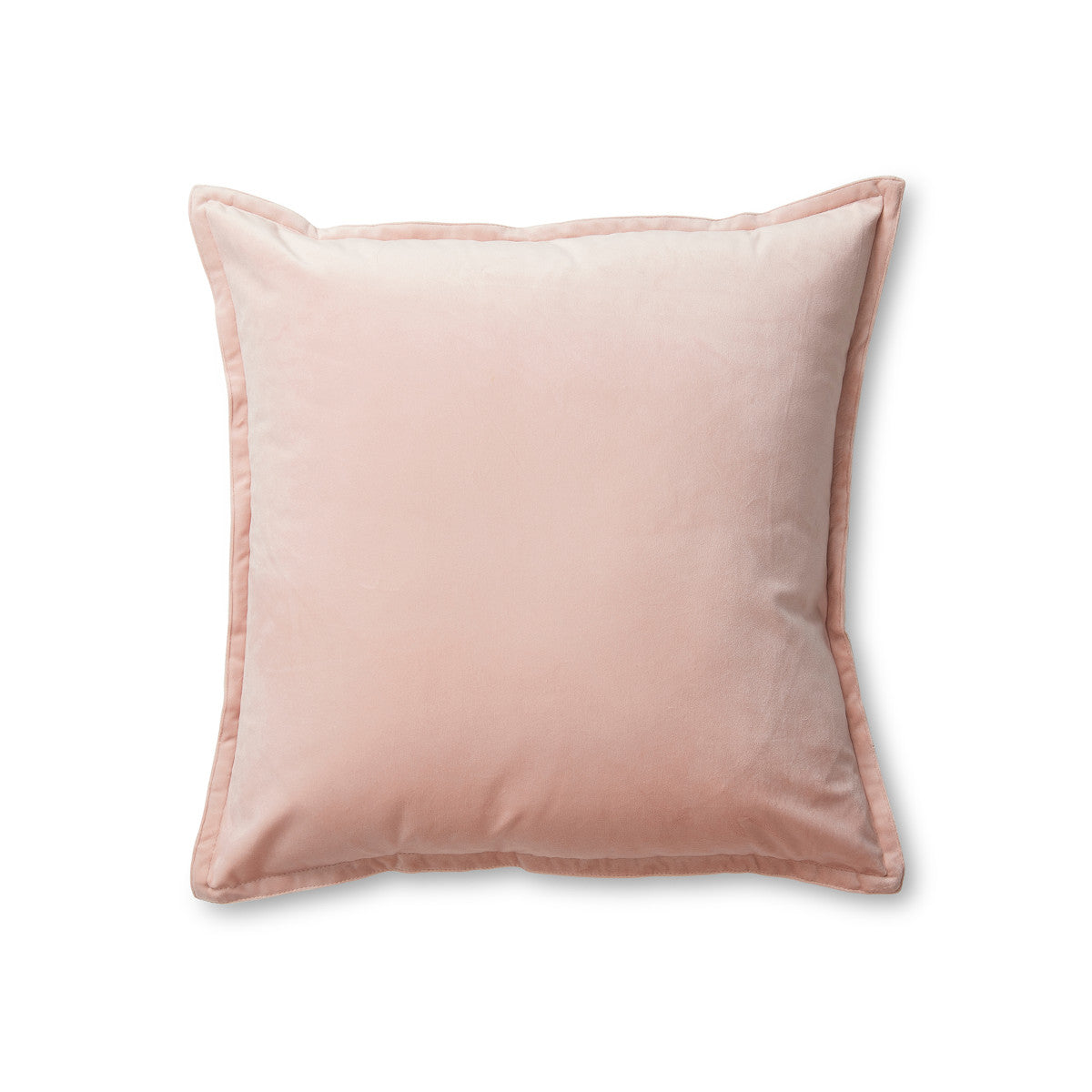 Madras Link Mira Velvet Linen Cushion Dusty Rose 50cm | Minimax