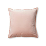 Madras Link Mira Velvet Linen Cushion Dusty Rose 50cm | Minimax