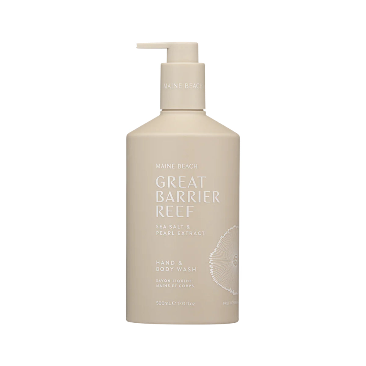 Maine Beach Great Barrier Reef Sea Salt Hand and Body Wash 500ml | Minimax