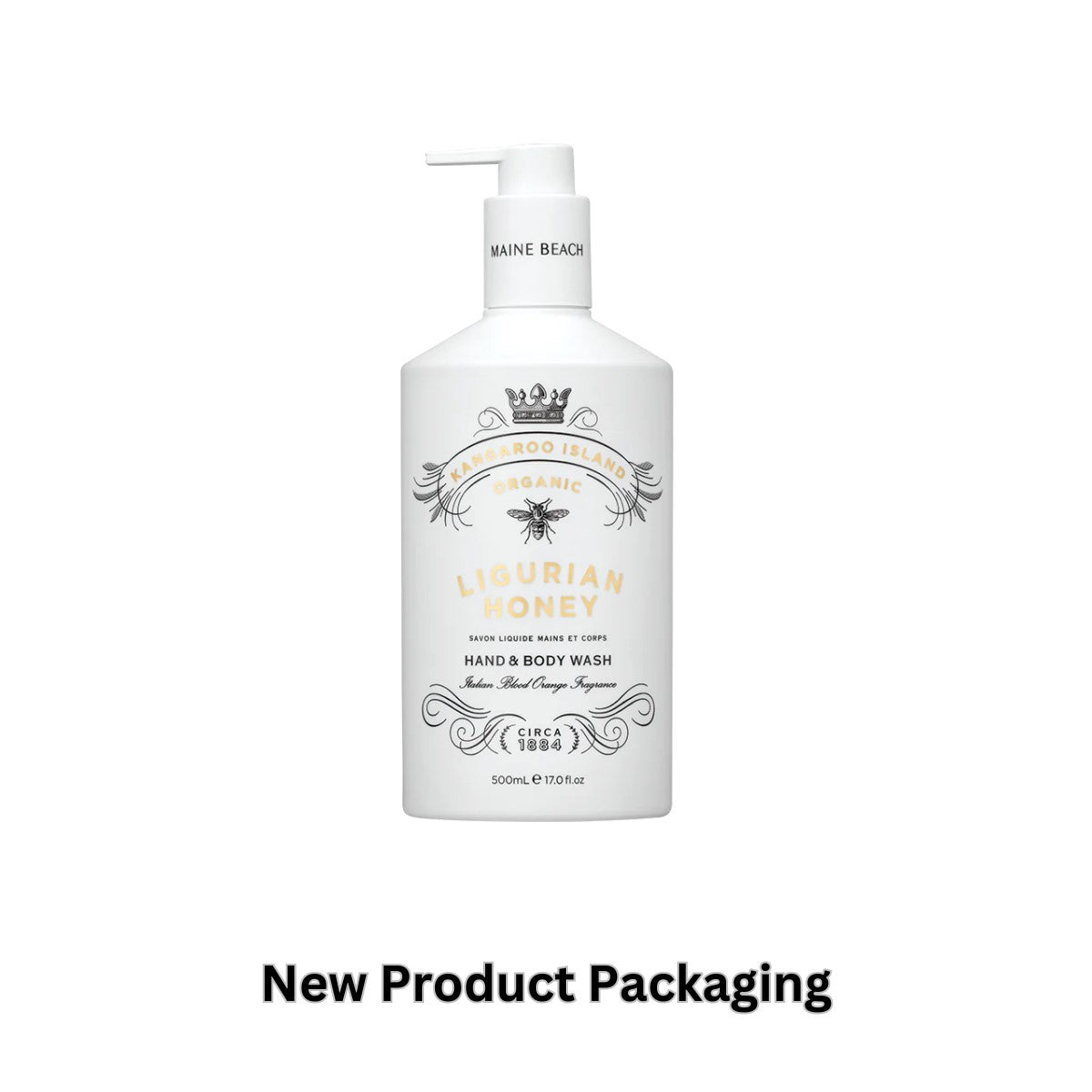 Maine Beach Kangaroo Island Ligurian Honey Hand And Body Wash 500ml | Minimax