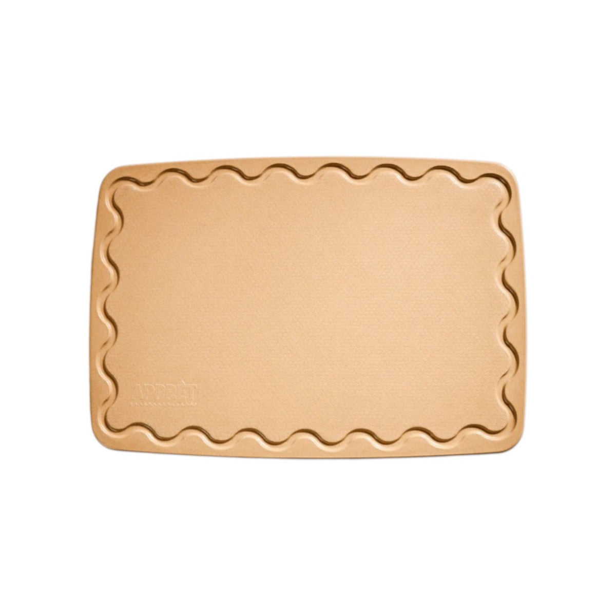 Maison Appret Chopping Board Beige 40 x 28cm with rectangular shape and handle hole