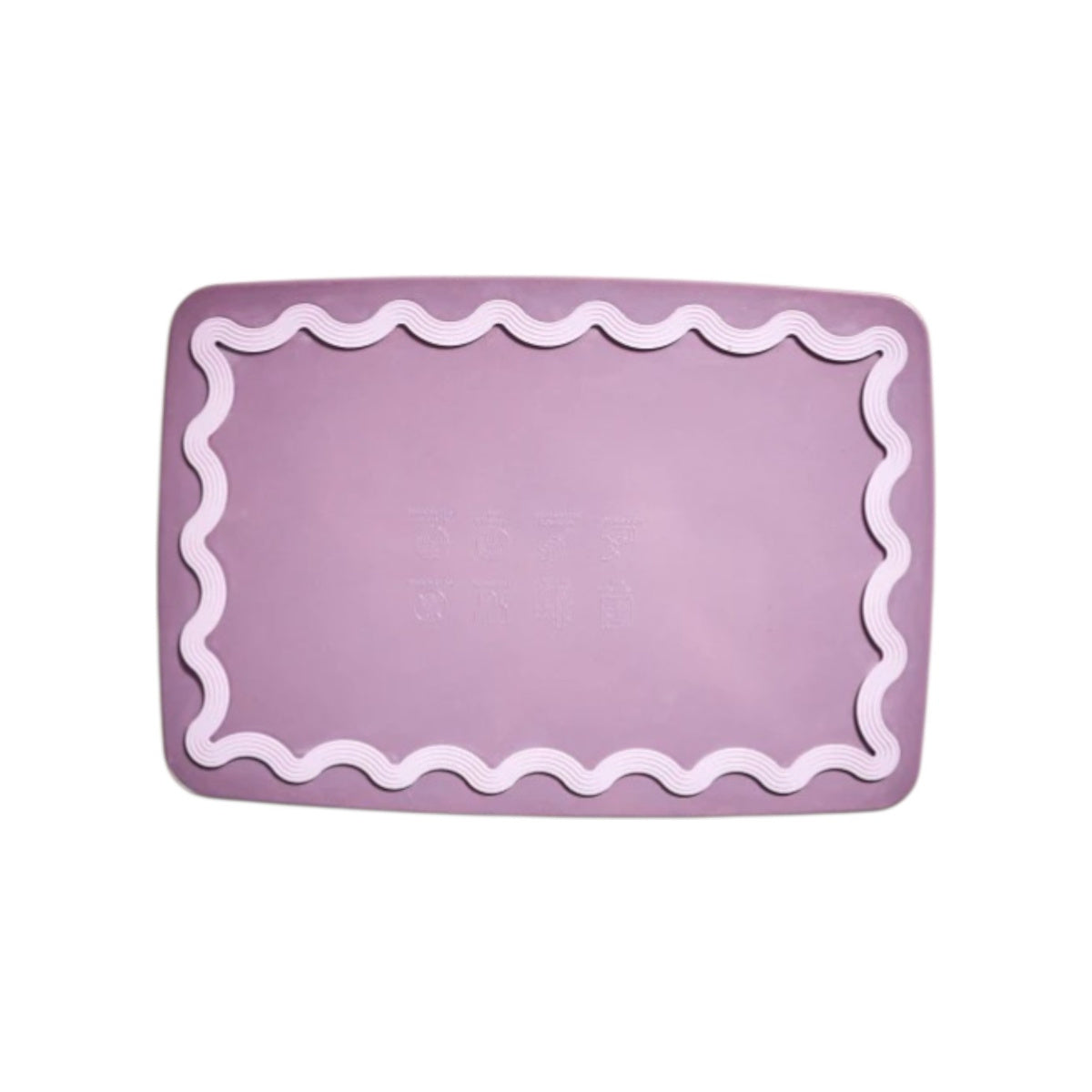 Maison Appret Chopping Board Lilac 40 x 28cm with rectangular shape and handle hole