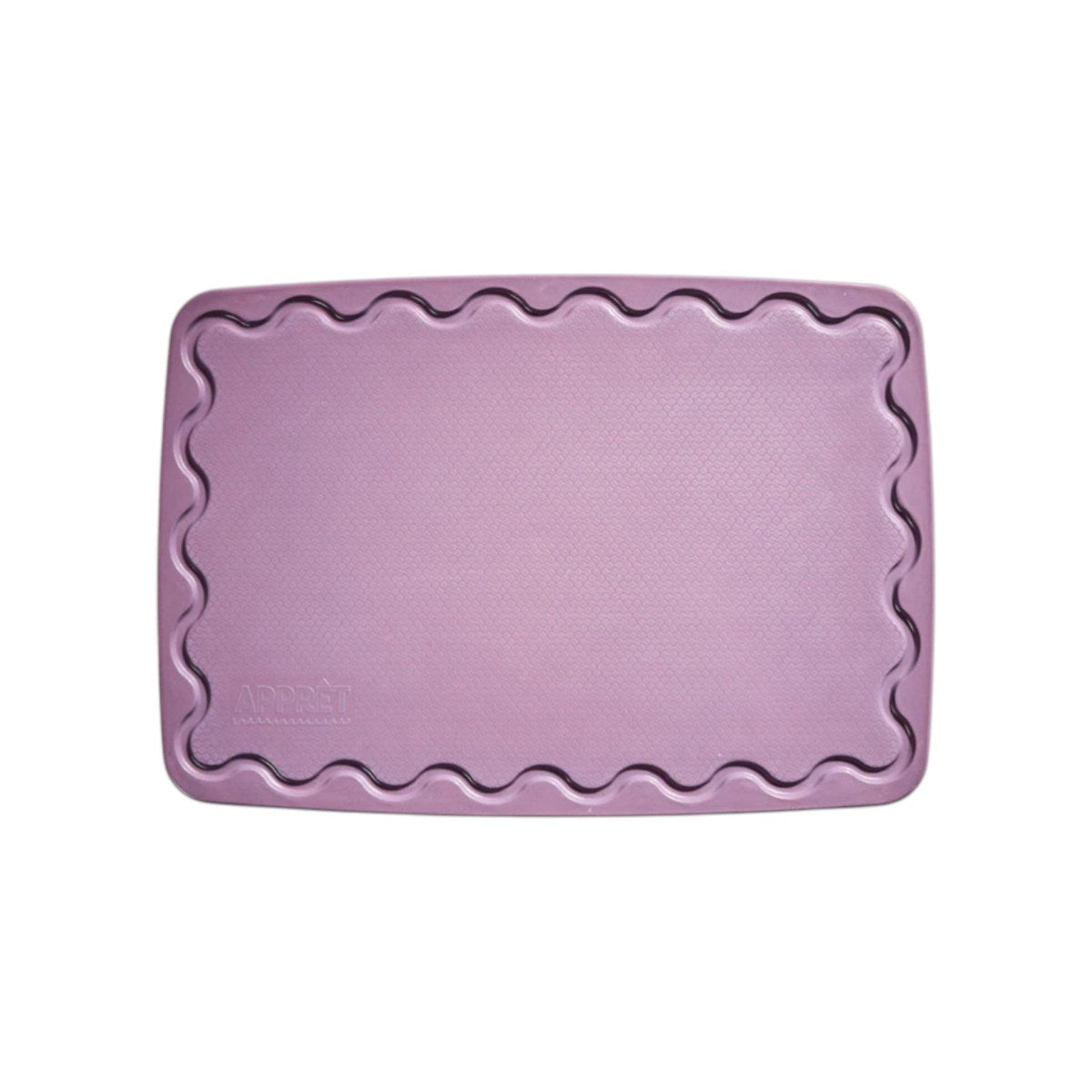 Maison Appret Chopping Board Lilac 40 x 28cm with rectangular shape and handle hole