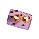 Maison Appret Chopping Board Lilac 40 x 28cm with rectangular shape and handle hole