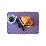 Maison Appret Chopping Board Lilac 40 x 28cm with rectangular shape and handle hole