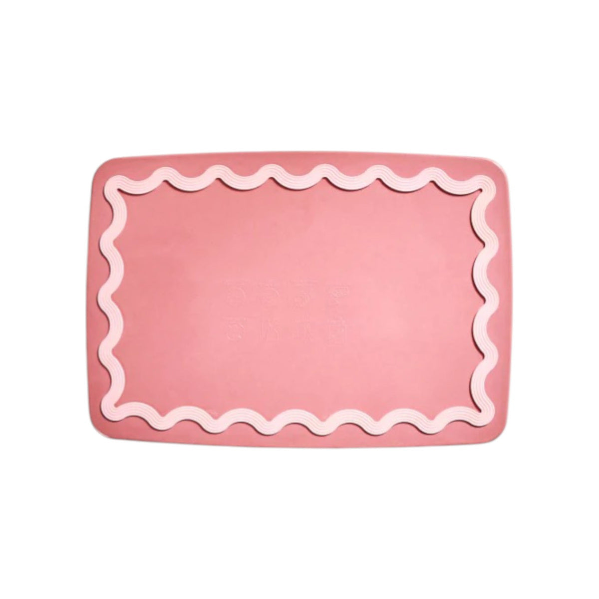 Maison Appret Chopping Board Pink 40 x 28cm with rectangular shape and handle hole