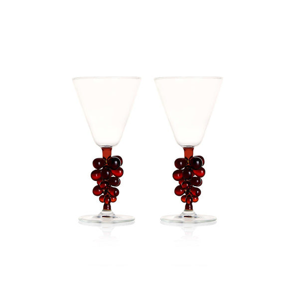 Maison Balzac Bordeaux Wine Glasses Clear & Amber 180ml | Minimax
