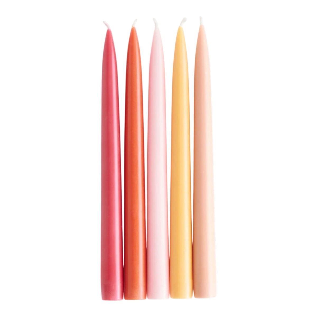 Maison Balzac Chandelles Summer Pink Set of 5
