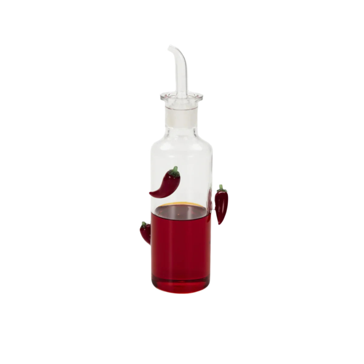 Maison Balzac Chilli Oil Bottle Clear/Red | Minimax