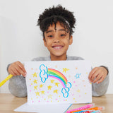 Tiger Tribe Scented Markers Pack of 8 | Minimax - with a girl and her drawing