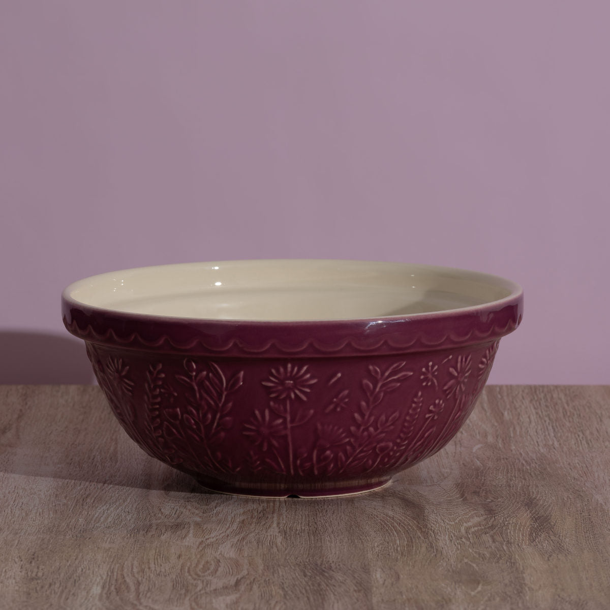 Mason Cash In the Meadow Daisy Mixing Bowl Purple 26cm | Minimax
