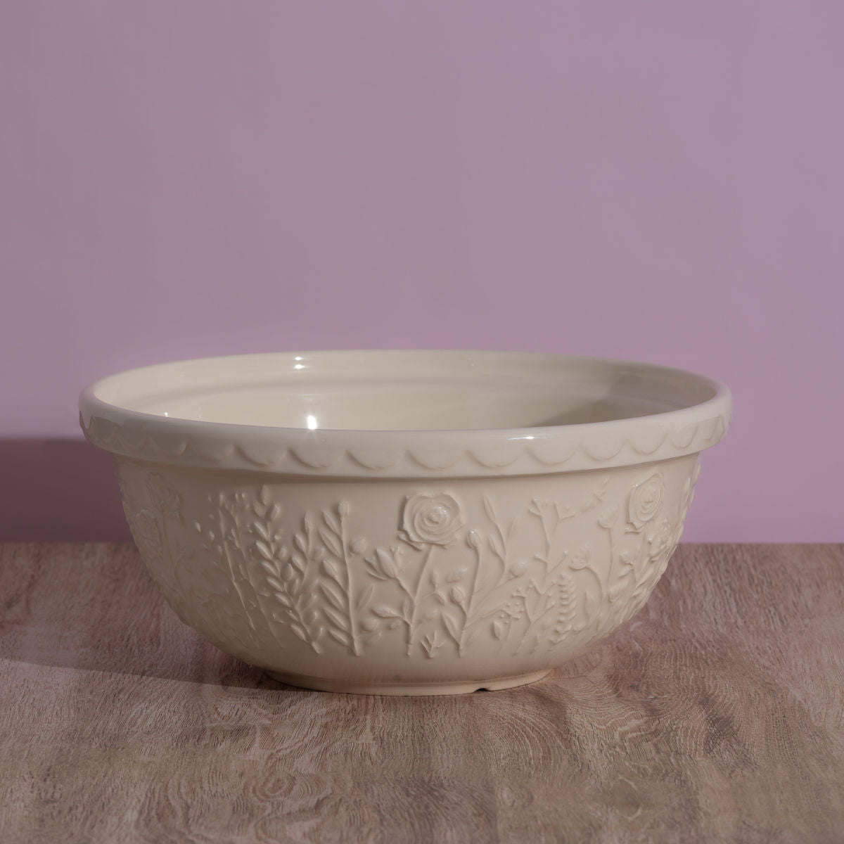 Mason Cash In the Meadow Mixing Bowl Cream Rose 29cm Minimax