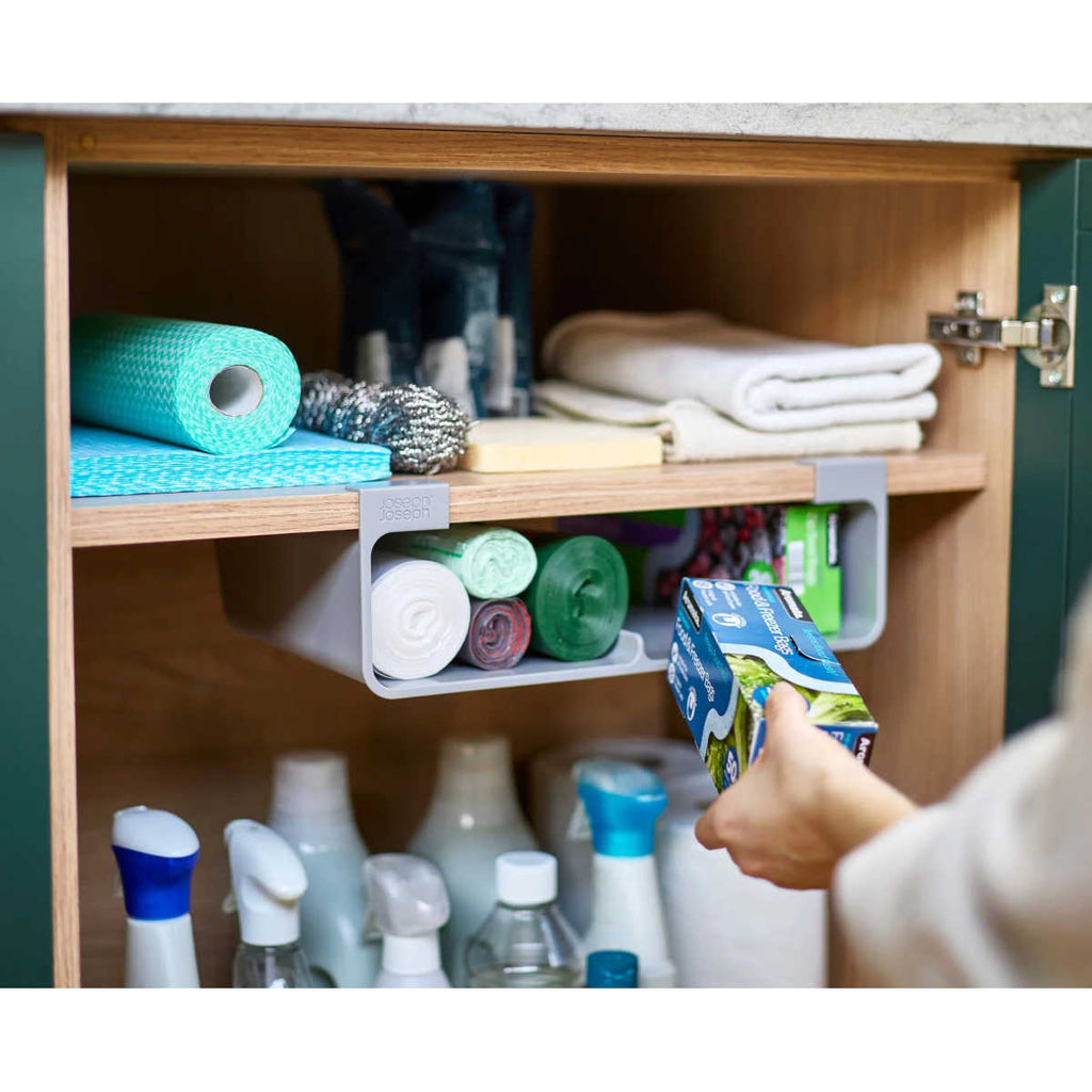 Joseph Joseph CupboardStore Film, Foil & Bag Organiser Grey Minimax