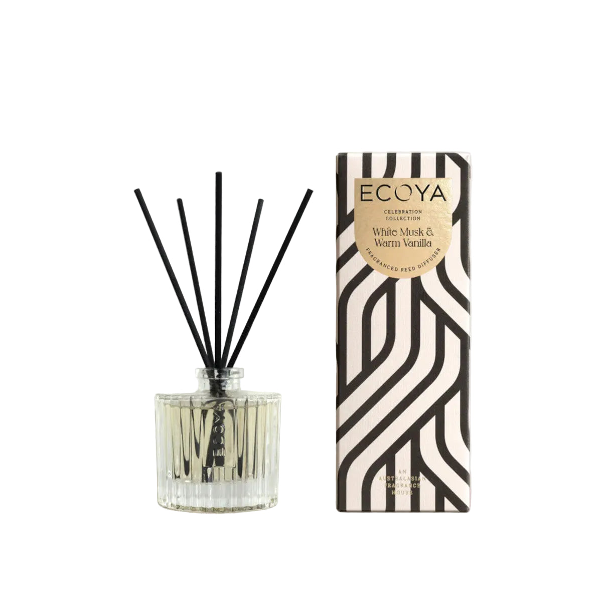 Ecoya White Musk & Warm Vanilla Reed Diffuser | Minimax
