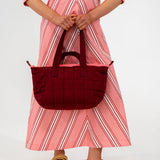 ELMS and KING Mini Spencer Nylon Carry All Bag Burgundy | Minimax