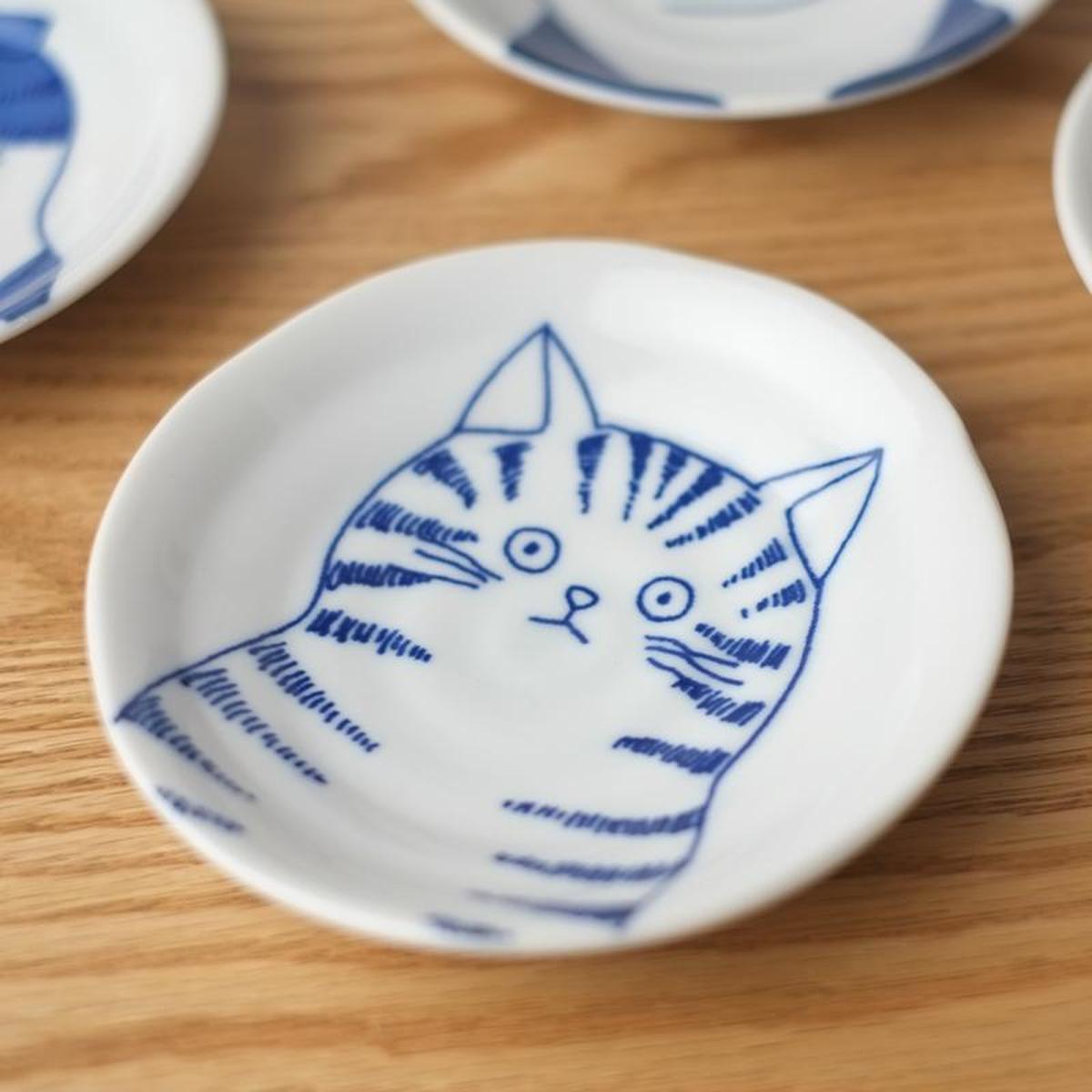 Concept Japan Shichita Dora Cat Plate 12cm | Minimax
