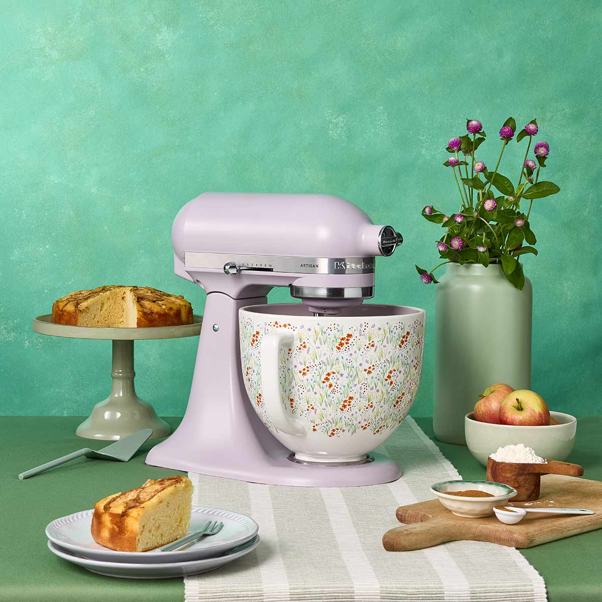KitchenAid KSM156 Artisan Tilt-Head Stand Mixer Wildflower